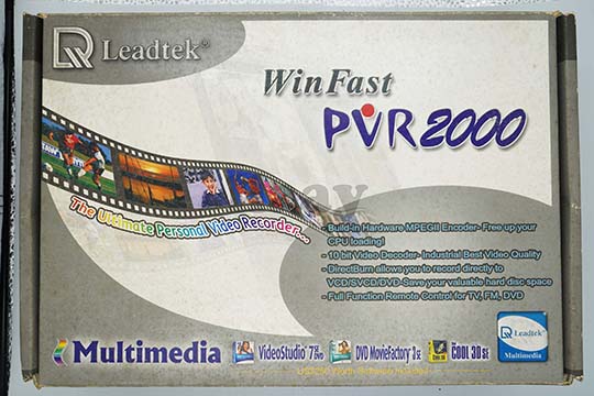 丽台Winfast PVR2000电视卡（CONEXANT CX23880-19 + CX23416-12芯片）